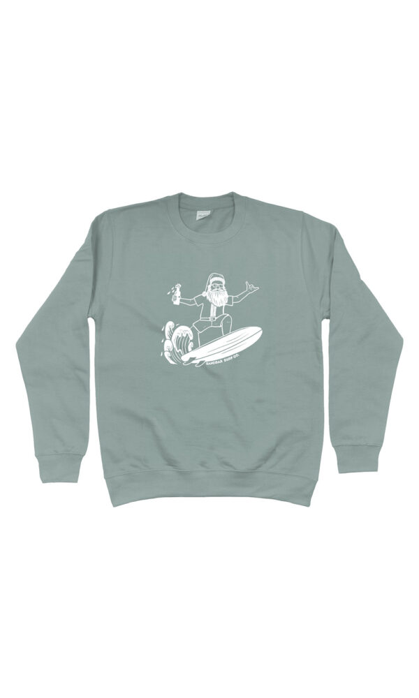 Surfing Santa Sweatshirt